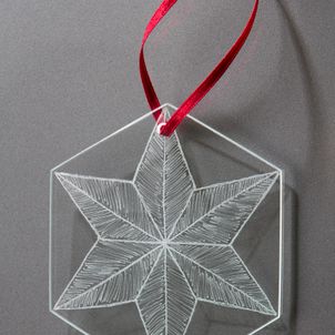 Christmas ornament, 'star' motif